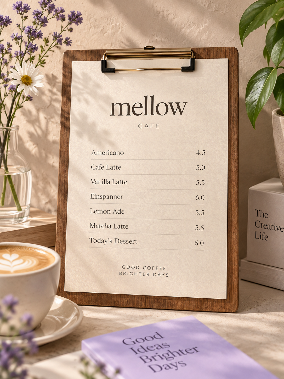 리몬스파크 디자인 예시 이미지 · menu